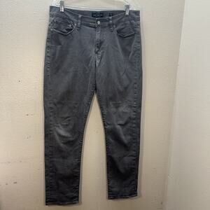 Lucky Brand Chino Pants Mens 34x32 Brown 410 Athletic Slim Stretch Workwear